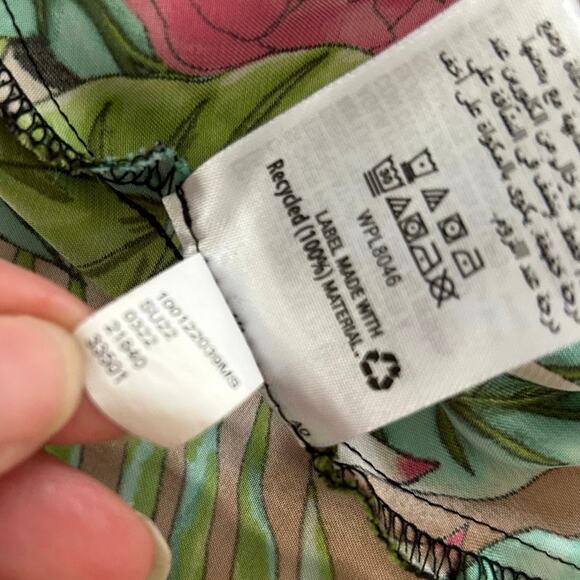 INC International Concepts Floral Maxi Dress Sleeveless Cocktail Formal 12 - Picture 7 of 7